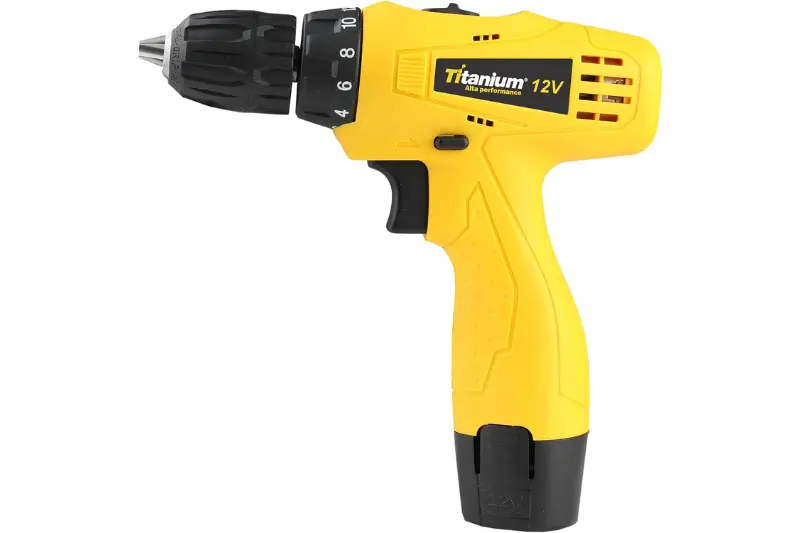 Parafusadeira e Furadeira 12V com Maleta – Titanium